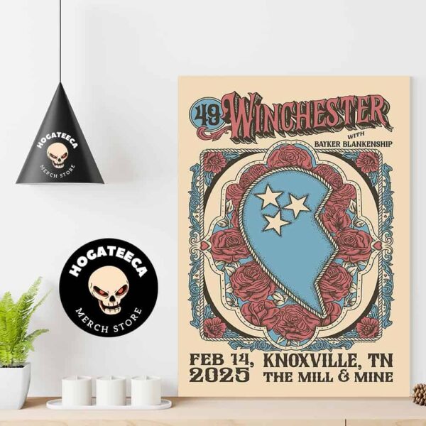 49 Winchester With Bayker Blankenship On Feb 14 2025 In Knoxville TN At The Mill And Mine Home Decor Poster Canvas