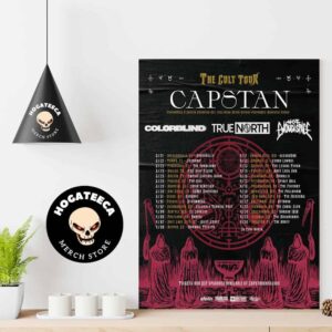 Capstan The Cult Tour With Colorblind With True North And Not Enough Space Performances Scheduled Home Decor Poster Canvas