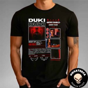 Duki Modo Diablo Ameri Tour 2025 Merchandise Unisex T-Shirt