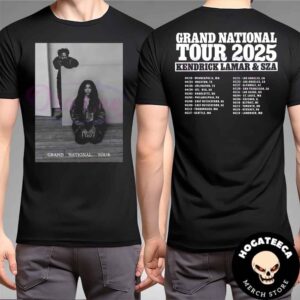 Grand National Tour 2025 Kendrick Lamar And SZA Performances Scheduled Two Sides Merchandise Unisex T-Shirt