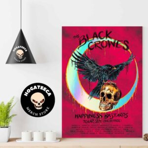 The Black Crowes Happiness Bastards Tour 2024 Performance Scheduled Home Decor Poster Canvas