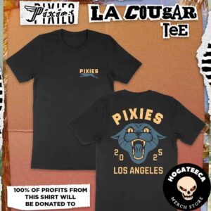 The Pixies LA Cougar 2025 Two Sides Merchandise Unisex T-Shirt