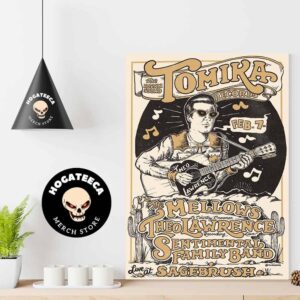 Tomika Records The Austin Sound On Feb 7 2025 With The Mellows And Theo Lawrence Sentimental Family Band Live At Sagebrush Home Decor Poster Canvas