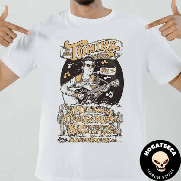 Tomika Records The Austin Sound On Feb 7 2025 With The Mellows And Theo Lawrence Sentimental Family Band Live At Sagebrush Unisex T-Shirt