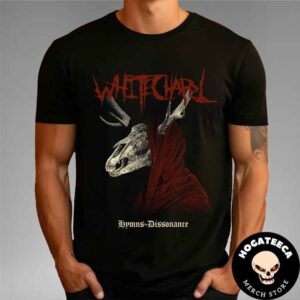 Whitechapel Hymns in Dissonance Tour 2025 Merch Hooded Skull Merchandise Unisex T-Shirt