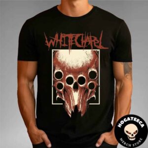 Whitechapel Hymns in Dissonance Tour 2025 Merch Zoomed Coal Merchandise Unisex T-Shirt